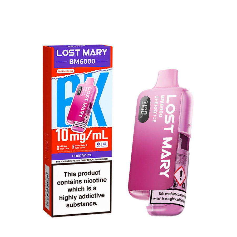 Lost marry vape bm 6000 Cherry ice