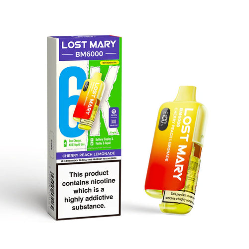 Lost marry vape bm 6000 cherry peach lemonade