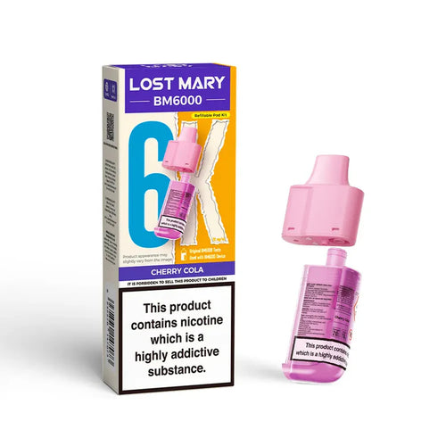 Lost marry Refillable Pod 6000 Cherry cola