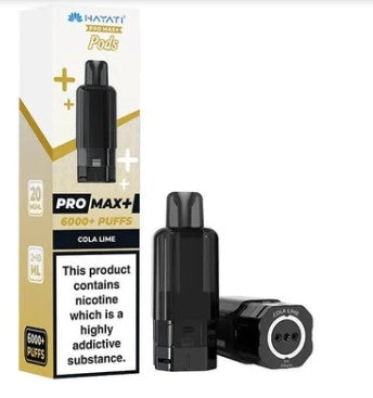 Hayati Pro Max+ Pods 6000+ Puffs Cola Lime