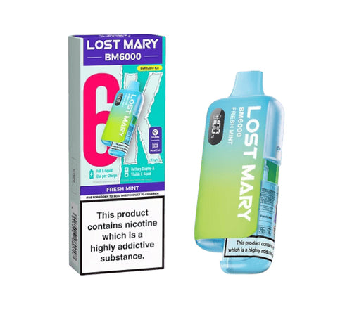 Lost marry vape bm 6000 fresh mint