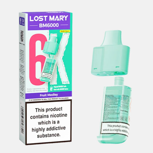 Lost marry Refillable Pod 6000 fruit medley
