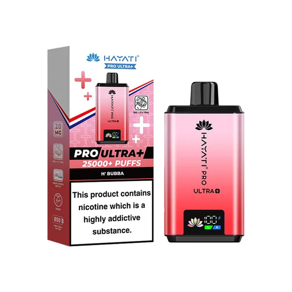 Hayati Pro Ultra+ 25000 Puffs Hubba bubba