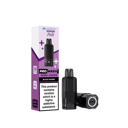 Hayati Pro Max+ Pods 6000+ Puffs Black Mamba