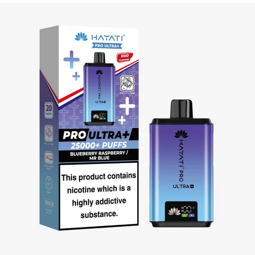 Hayati Pro Ultra+ 25000 Puffs Blueberry Raspberry / Mr Blue