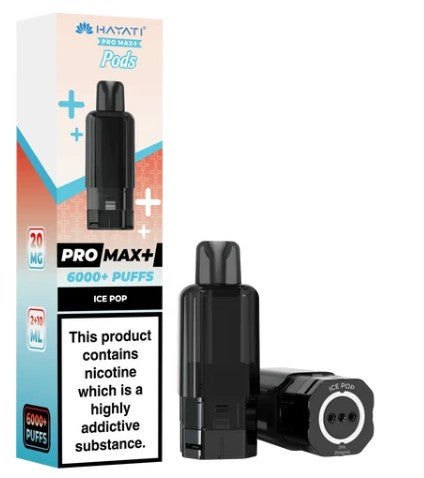 Hayati Pro Max+ Pods 6000+ Puffs Ice Pop