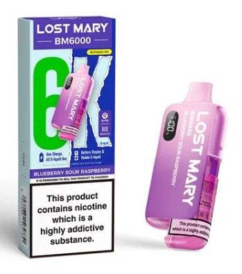 LOST MARY BM6000 RECHARGEABLE KITS PACK OF 5