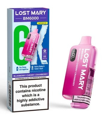 LOST MARY BM6000 RECHARGEABLE KITS PACK OF 5