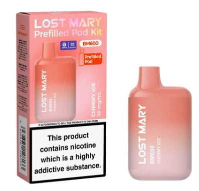 LOST MARY BM600 RECHARGEABLE PREFILLED KIT PACK OF 10
