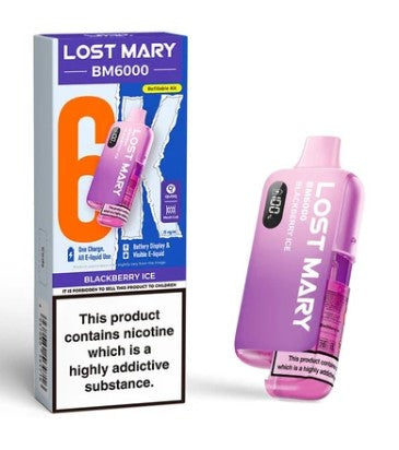 LOST MARY BM6000 RECHARGEABLE KITS PACK OF 5