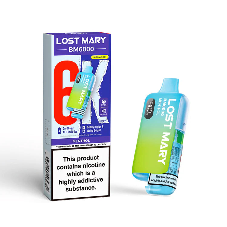 Lost marry vape bm 6000 minthole