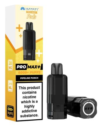 Hayati Pro Max+ Pods 6000+ Puffs Pipeline Punch