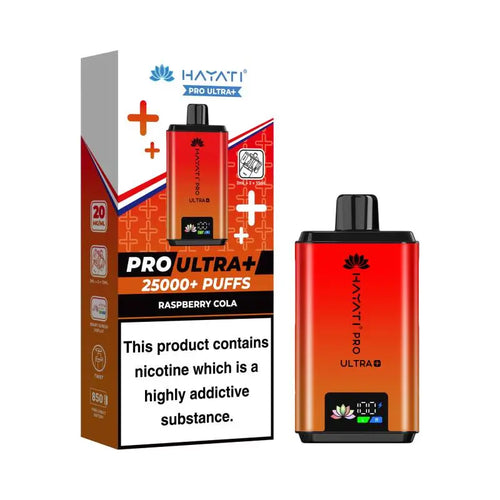 Hayati Pro Ultra+ 25000 Puffs Raspberry Cola