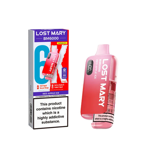 Lost marry vape bm 6000 red apple