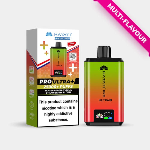 Hayati Pro Ultra+ 25000 Puffs watermelon bubble gum/ strawberry b gum
