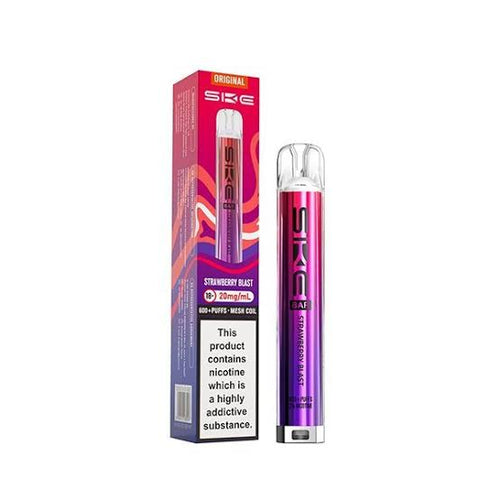 ske bar 600 prefilled pod kit Strawberry Blast