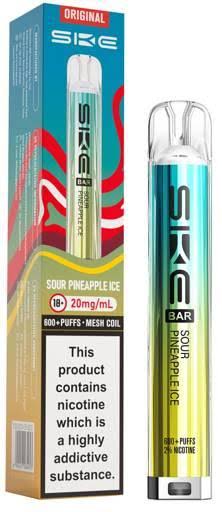 ske bar 600 prefilled pod kit Sour Pineapple Ice