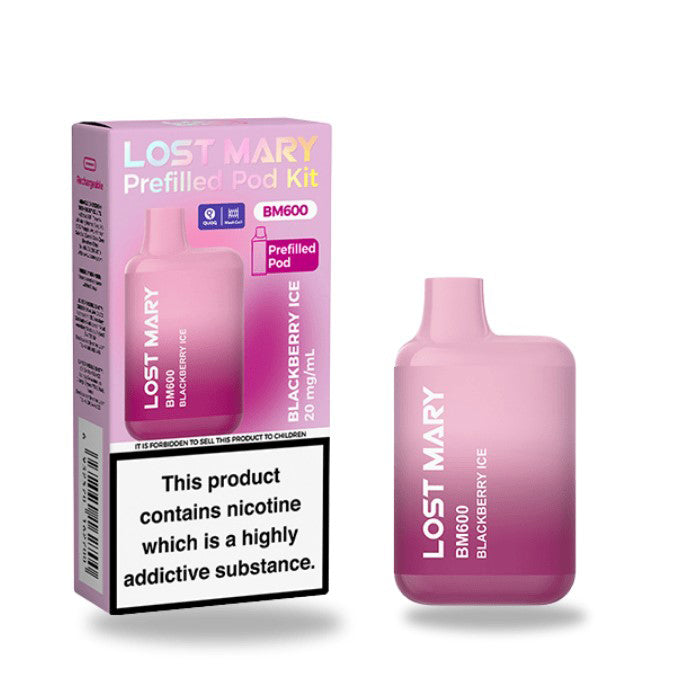 Blackberry Ice - Lost Mary BM600 Pre-Filled Pod Kit