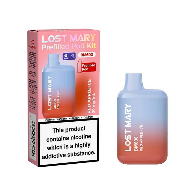 LOST MARY BM600 RECHARGEABLE PREFILLED KIT PACK OF 10
