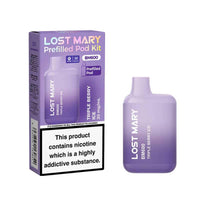 LOST MARY BM600 RECHARGEABLE PREFILLED KIT PACK OF 10
