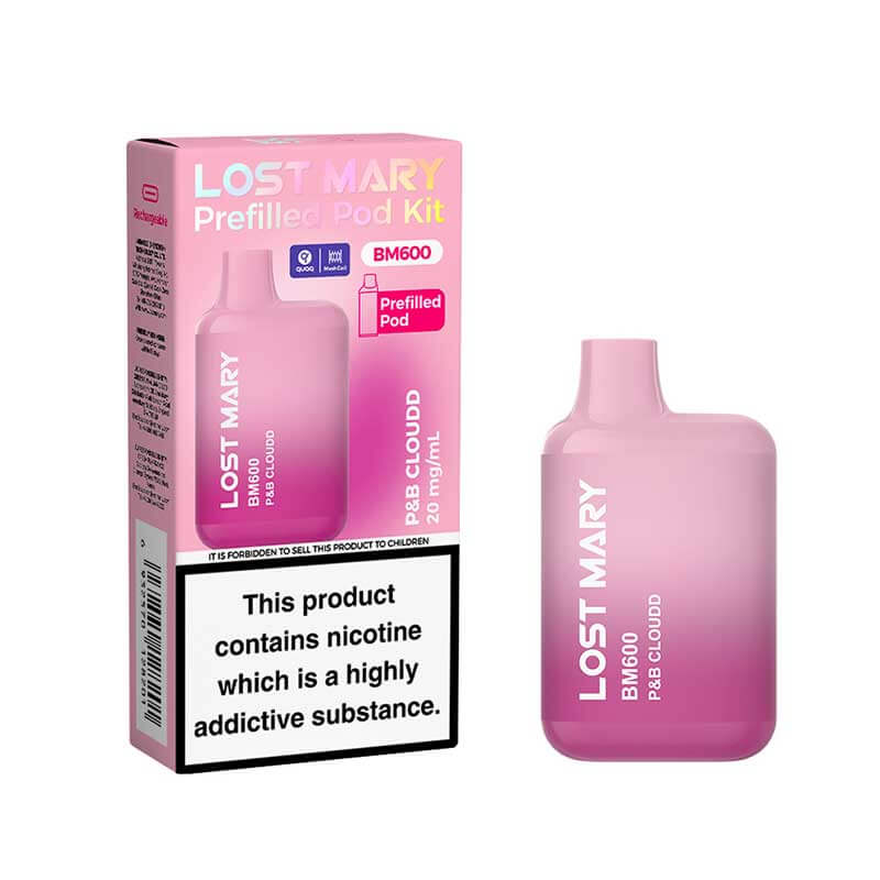 LOST MARY BM600 RECHARGEABLE PREFILLED KIT PACK OF 10