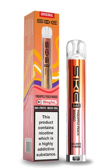 ske bar 600 prefilled pod kit Pineapple Peach Mango