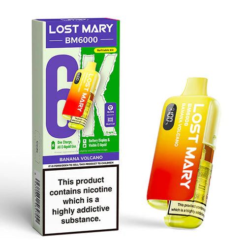 Lost marry vape bm 6000 Banana Volcano