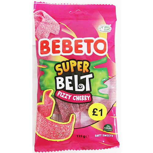Bebeto Super Belts Fizzy PMP £1  135g × 12 × 1
