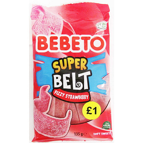 Bebeto Super Belts Fizzy PMP £1  135g × 12 × 1