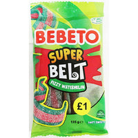 Bebeto Super Belts Fizzy PMP £1  135g × 12 × 1