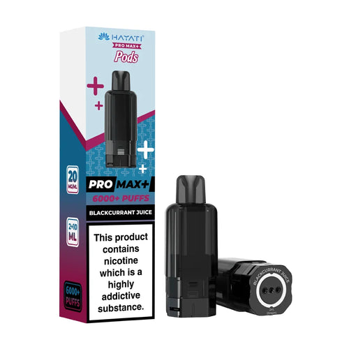 Hayati Pro Max+ Pods 6000+ Puffs Blackcurrant juice
