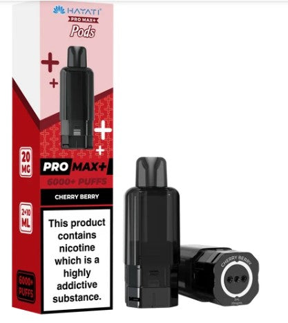 Hayati Pro Max+ Pods 6000+ Puffs Cherry berry