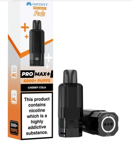 Hayati Pro Max+ Pods 6000+ Puffs Cherry Cola