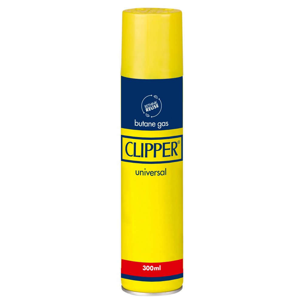 Clipper Butane Gas 300ml Std × 6 × 1