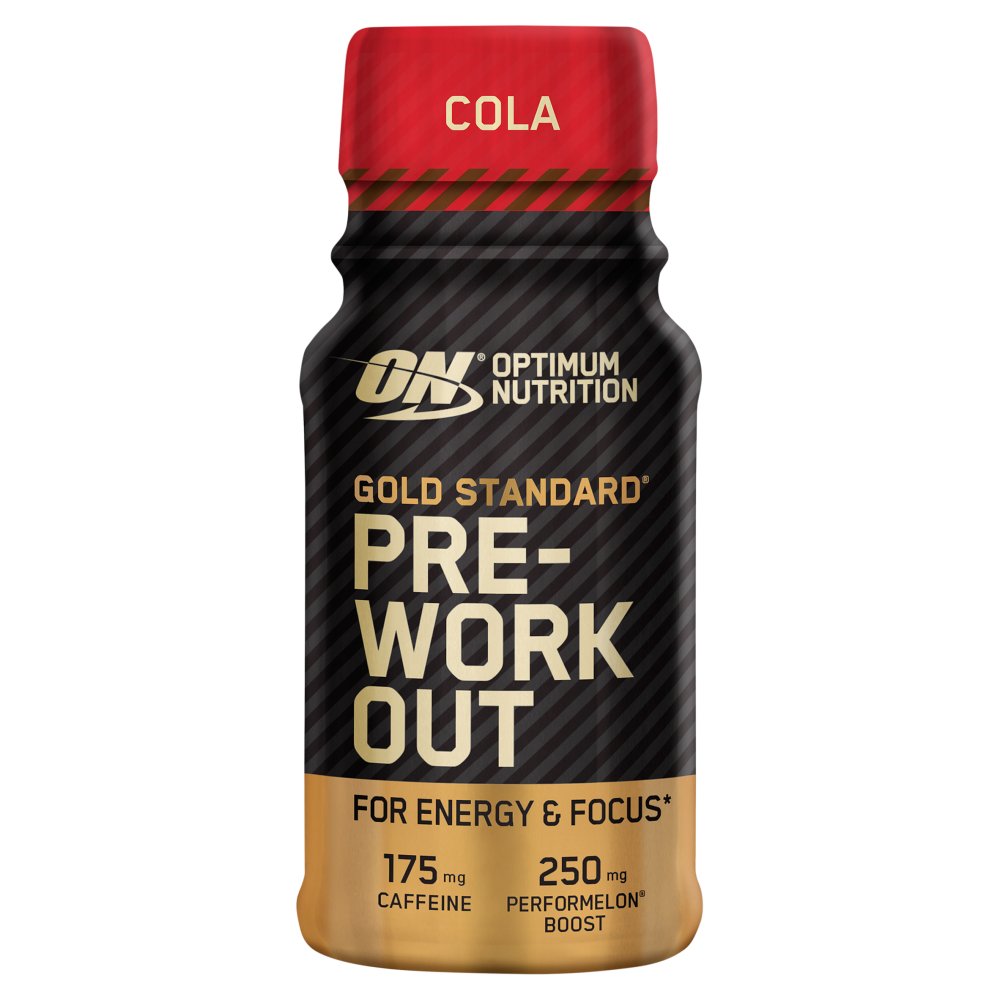 Optimum Nutrition Gold Standard Pre-Workout Energy Shot, Three  Flavours, single serve, 60ml 60ml × 12 × 1
