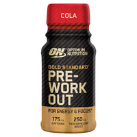 Optimum Nutrition Gold Standard Pre-Workout Energy Shot, Three  Flavours, single serve, 60ml 60ml × 12 × 1