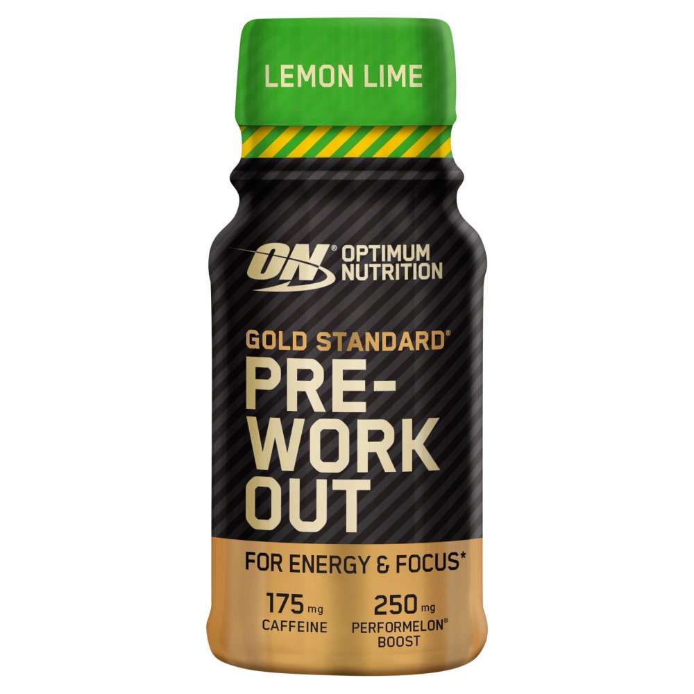 Optimum Nutrition Gold Standard Pre-Workout Energy Shot, Three  Flavours, single serve, 60ml 60ml × 12 × 1