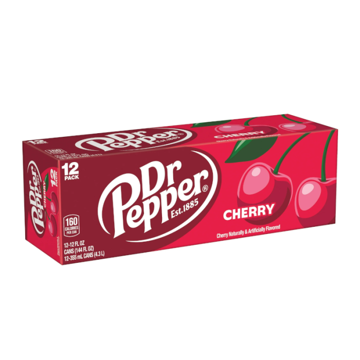 Dr Pepper All Flavours 12x355ml