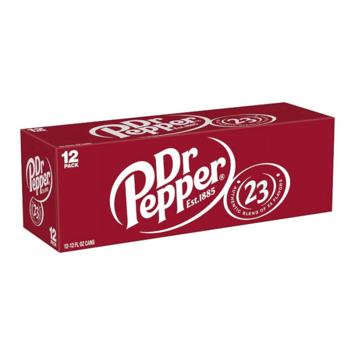 Dr Pepper All Flavours 12x355ml