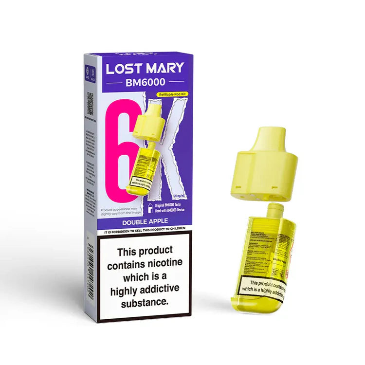 Lost marry Refillable Pod 6000 double apple