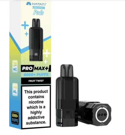 Hayati Pro Max+ Pods 6000+ Puffs Fruit Twist