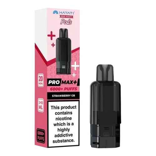 Hayati Pro Max+ Pods 6000+ Puffs Strawberry Gb