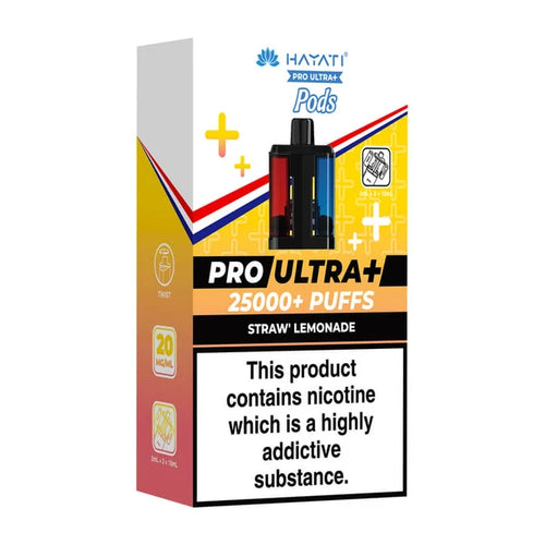 Hayati Pro Ultra+ 25000 Puffs Strawberry Lemonade