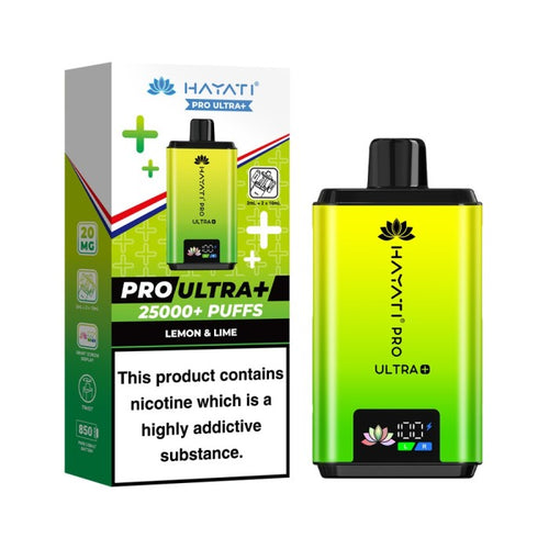 Hayati Pro Ultra+ 25000 Puffs Lemon Lime