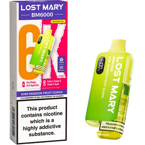 Lost marry vape bm 6000 kiwi passionfruit guava
