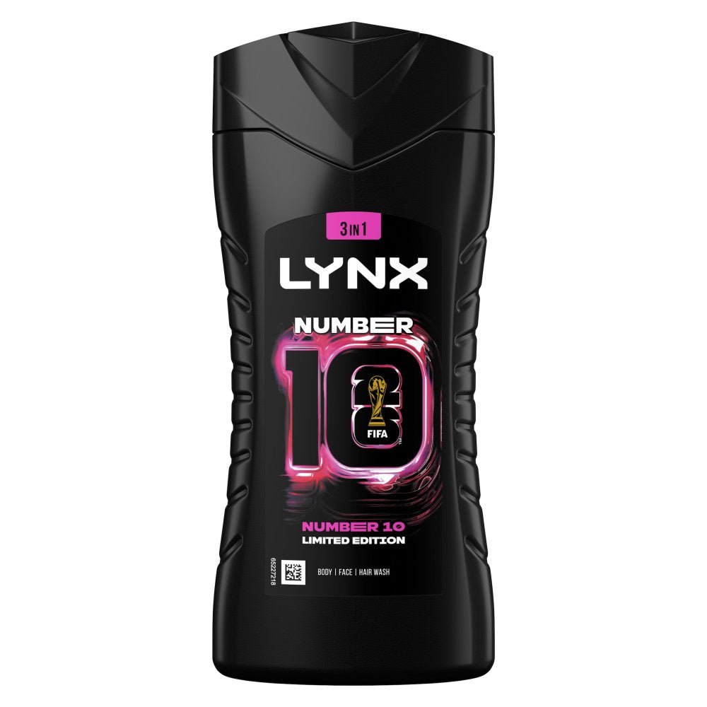Lynx Limited Edition FIFA Africa 3-in-1 Body Wash 225 ml 225ml × 6 × 1
