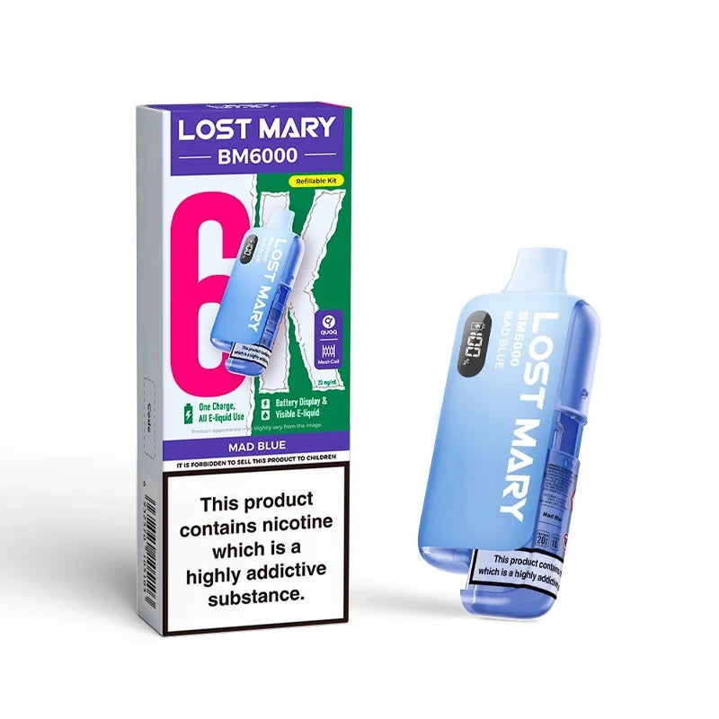 Lost marry vape bm 6000 mad blue
