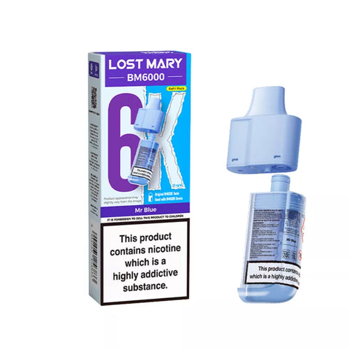 Lost marry Refillable Pod 6000 Mr blue
