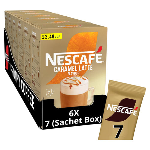 Nescafe Caramel Latte PMP 7 x 17g (119g) 7s × 6 × 1