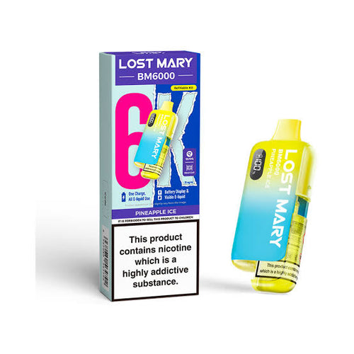 Lost marry vape bm 6000 pineapple ice